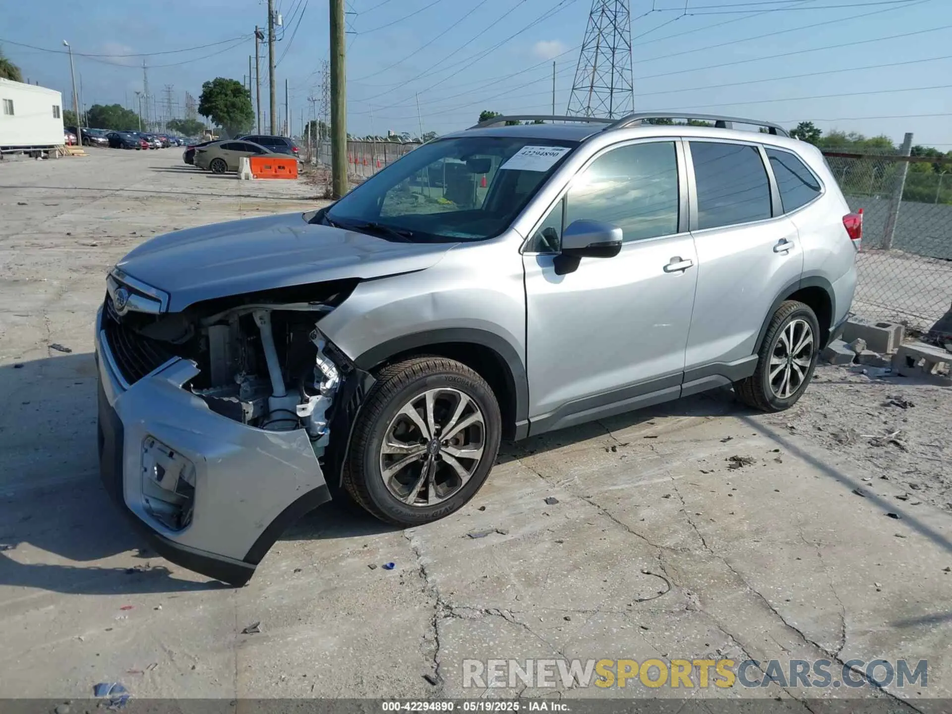 2 Photograph of a damaged car JF2SKAUC5LH513197 SUBARU FORESTER 2020