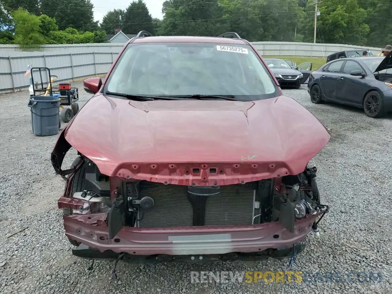 5 Photograph of a damaged car JF2SKAUC5LH540691 SUBARU FORESTER 2020