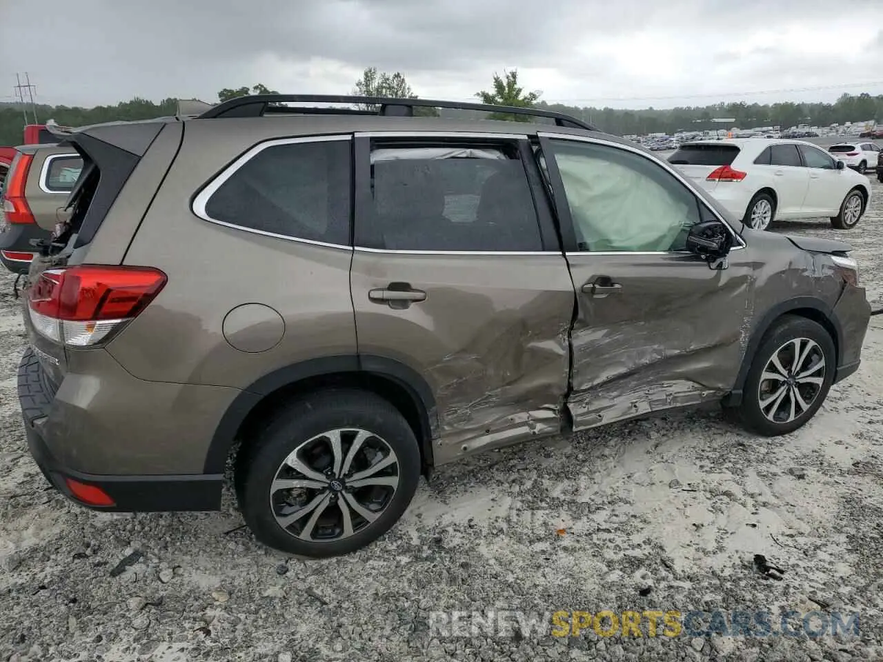 3 Photograph of a damaged car JF2SKAUC5LH596971 SUBARU FORESTER 2020