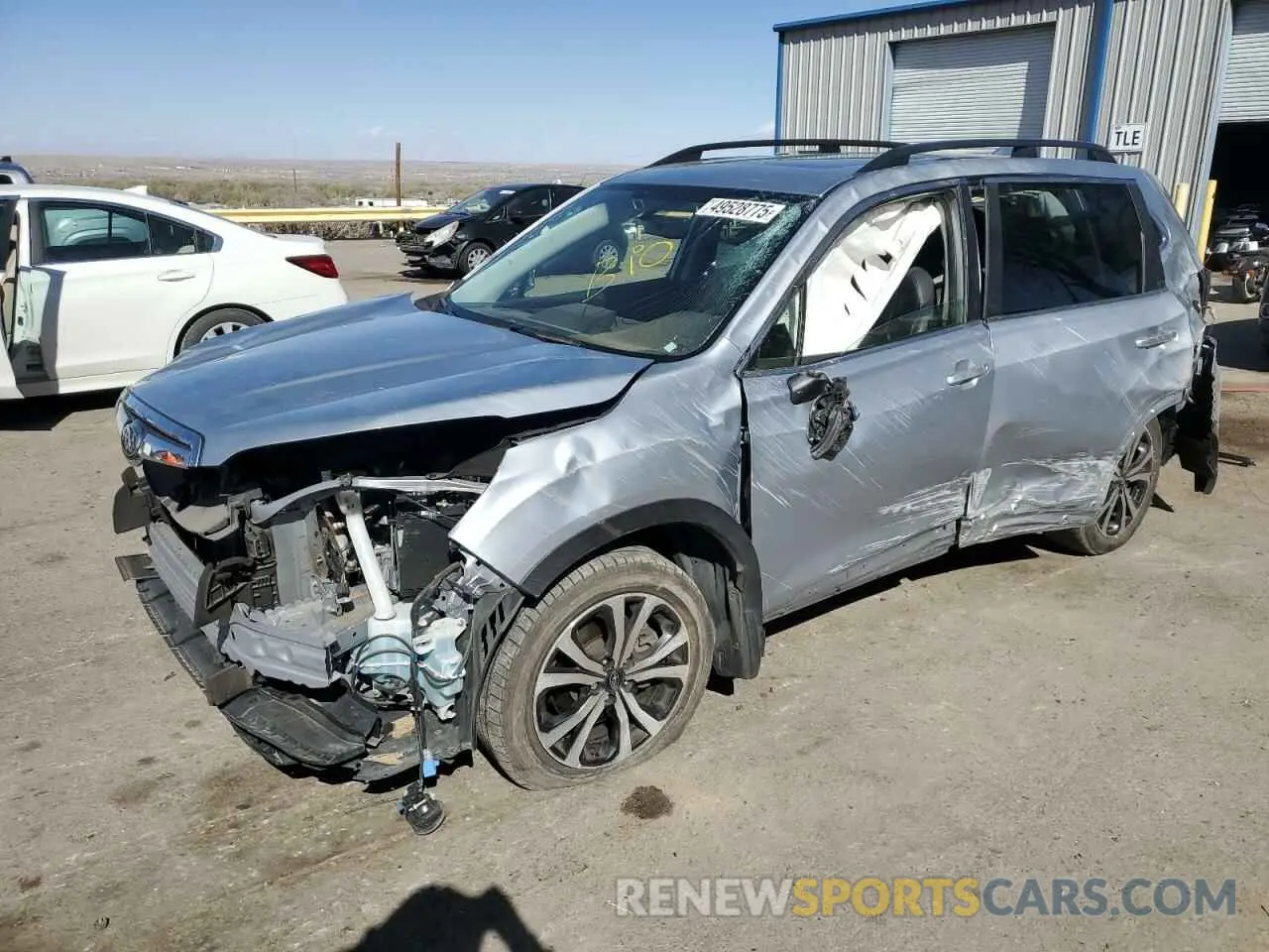 1 Photograph of a damaged car JF2SKAUC6LH460543 SUBARU FORESTER 2020