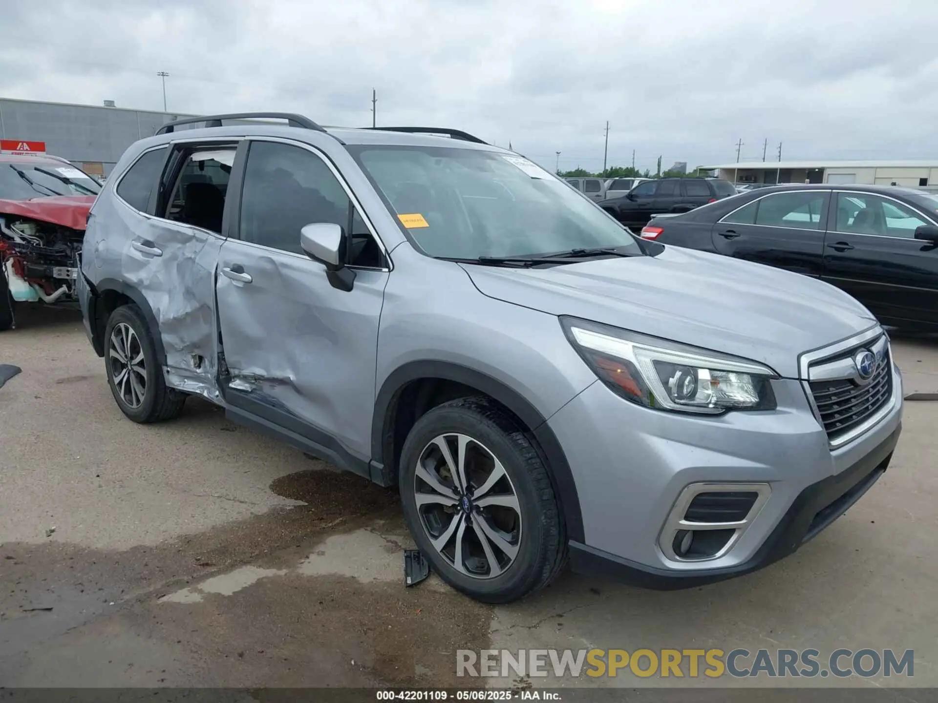 1 Photograph of a damaged car JF2SKAUC6LH462339 SUBARU FORESTER 2020