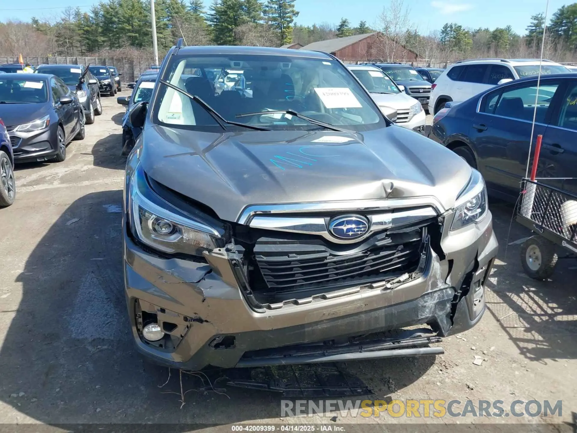 12 Photograph of a damaged car JF2SKAUC6LH480386 SUBARU FORESTER 2020