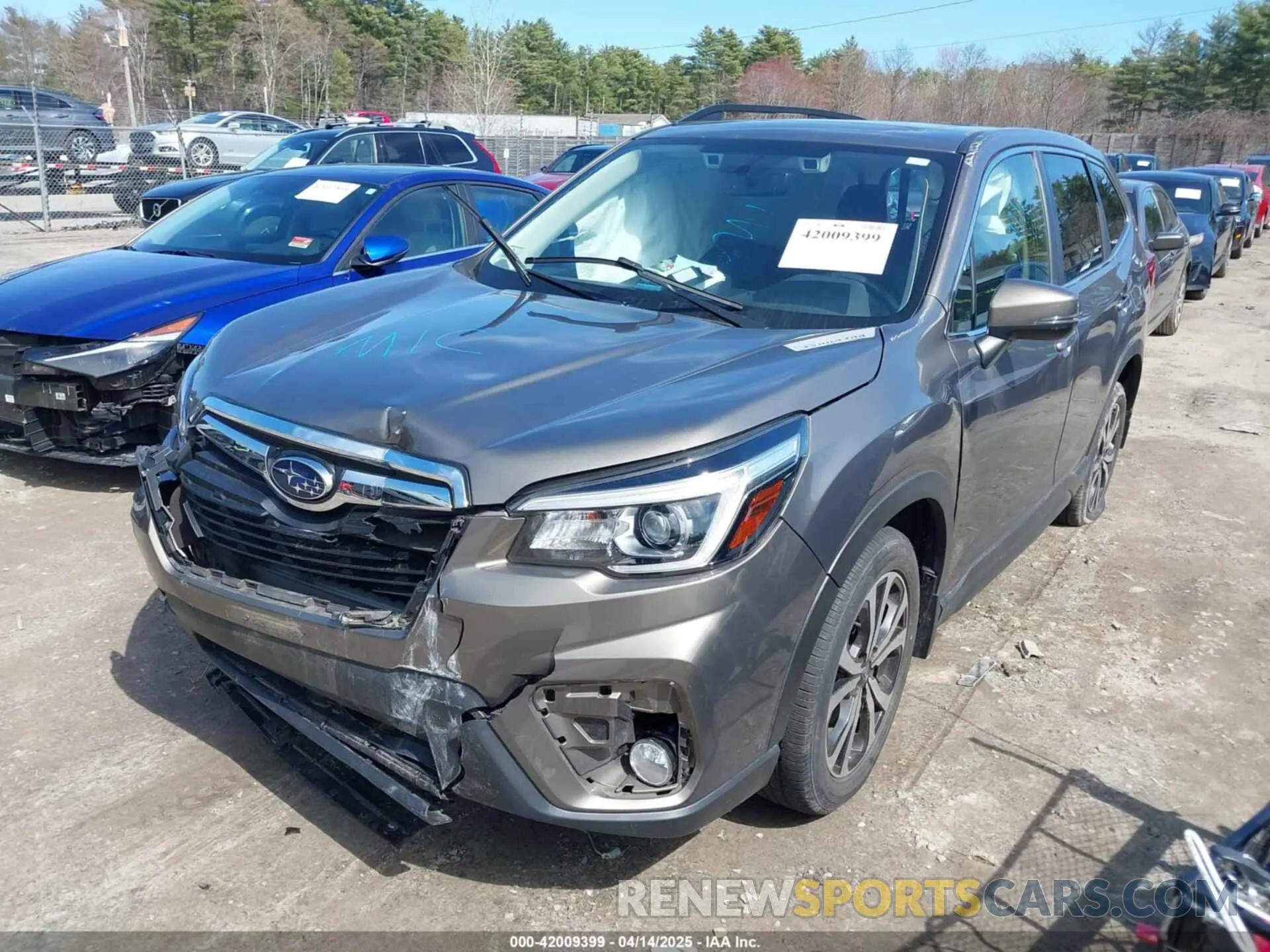 2 Photograph of a damaged car JF2SKAUC6LH480386 SUBARU FORESTER 2020