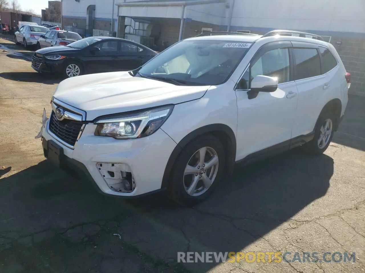 1 Photograph of a damaged car JF2SKAUC6LH503102 SUBARU FORESTER 2020