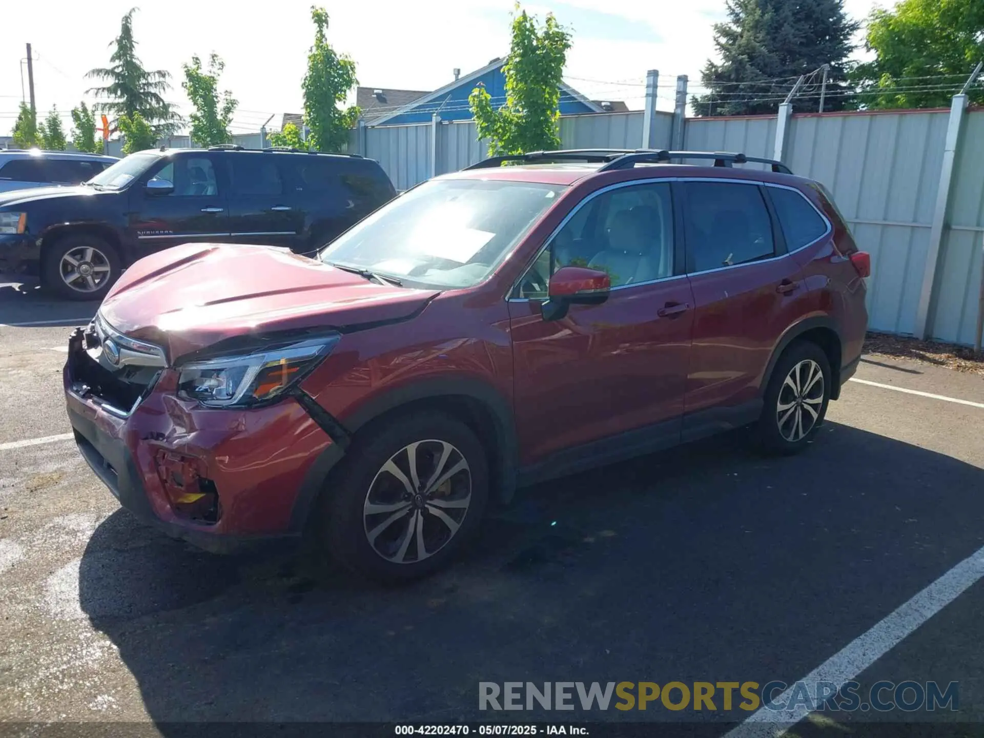 2 Photograph of a damaged car JF2SKAUC6LH556365 SUBARU FORESTER 2020