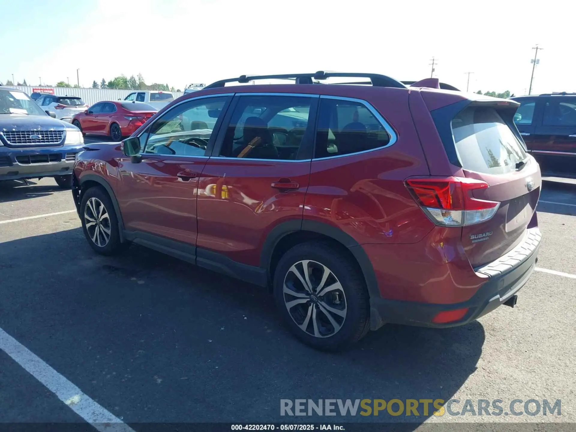 3 Photograph of a damaged car JF2SKAUC6LH556365 SUBARU FORESTER 2020
