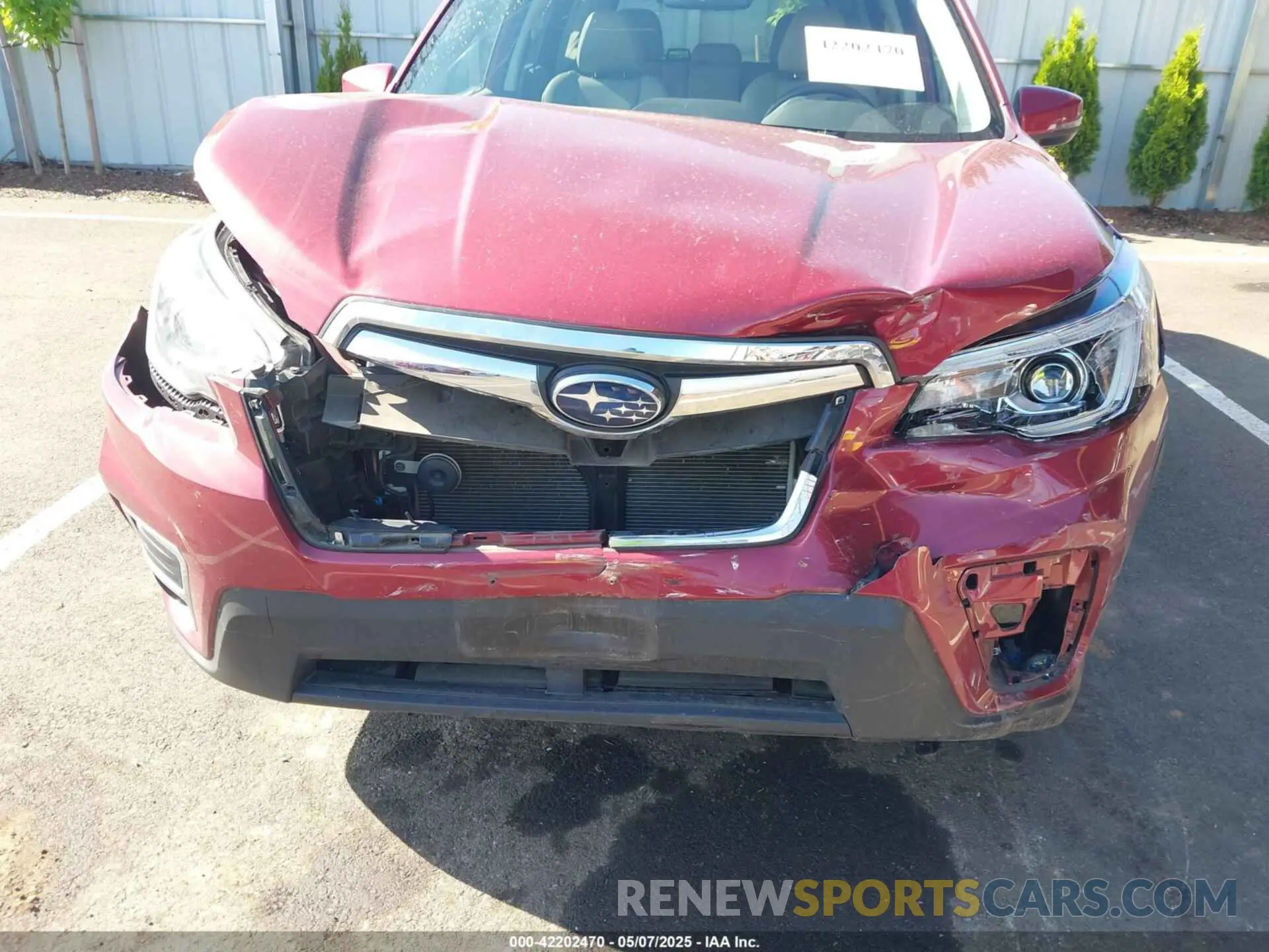 6 Photograph of a damaged car JF2SKAUC6LH556365 SUBARU FORESTER 2020