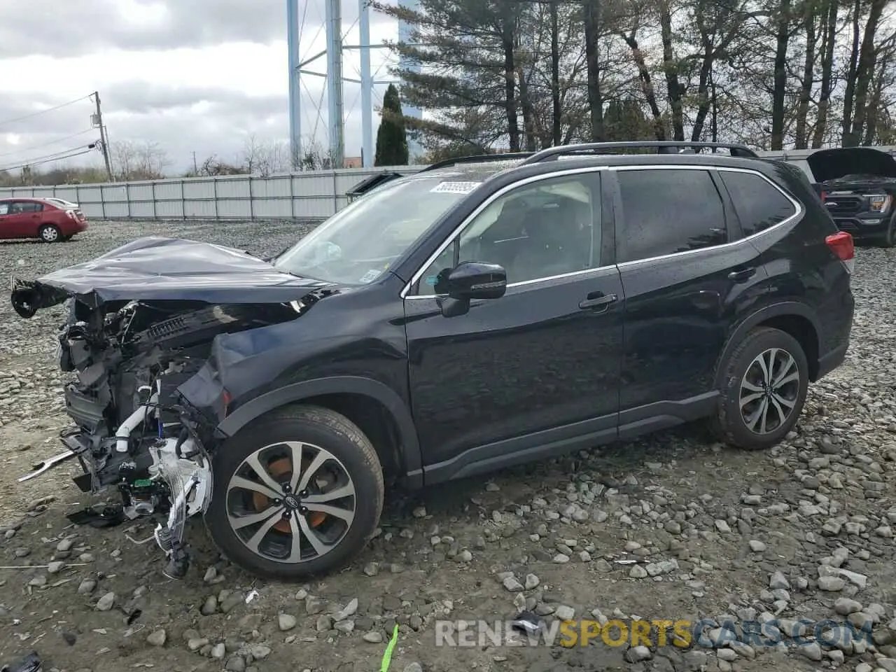 1 Photograph of a damaged car JF2SKAUC7LH606836 SUBARU FORESTER 2020