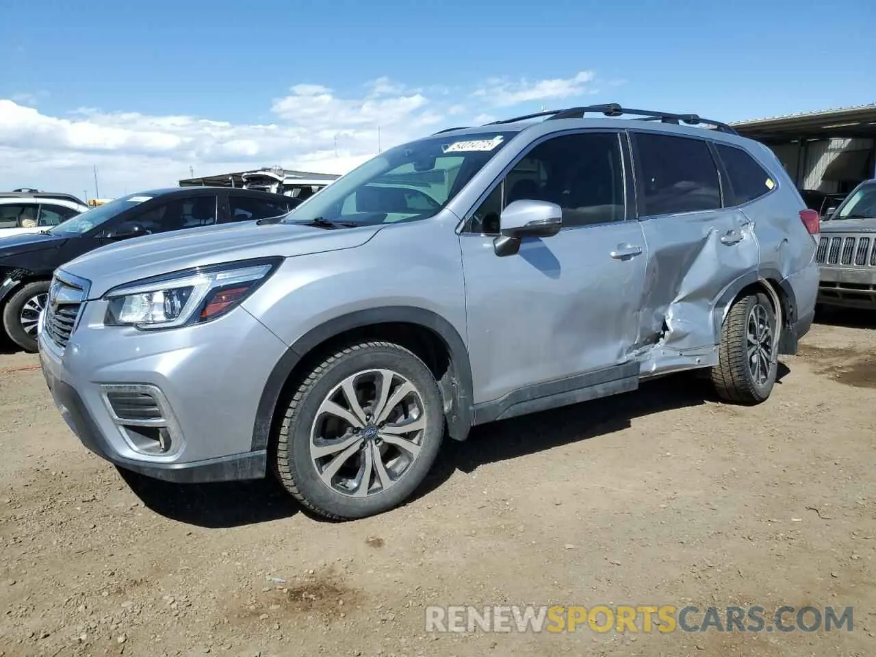 1 Photograph of a damaged car JF2SKAUC8LH458213 SUBARU FORESTER 2020