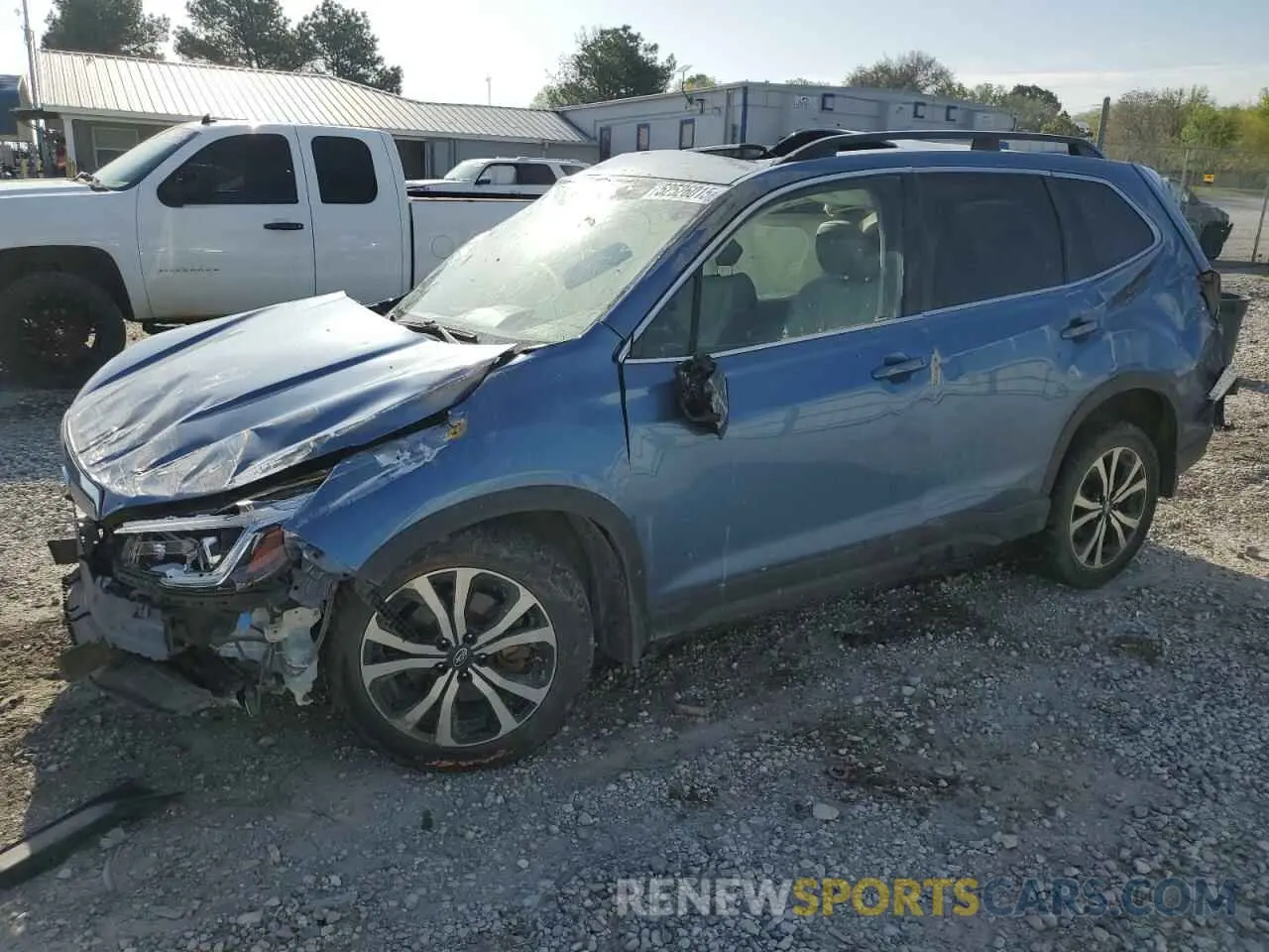 1 Photograph of a damaged car JF2SKAUC9LH433644 SUBARU FORESTER 2020
