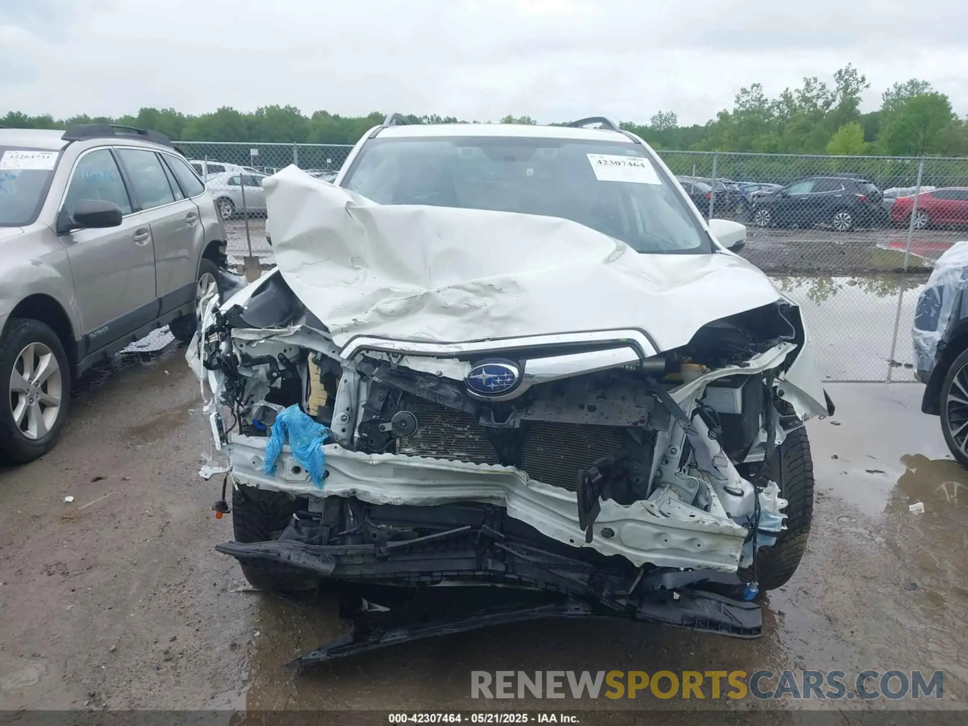 6 Photograph of a damaged car JF2SKAUC9LH581969 SUBARU FORESTER 2020