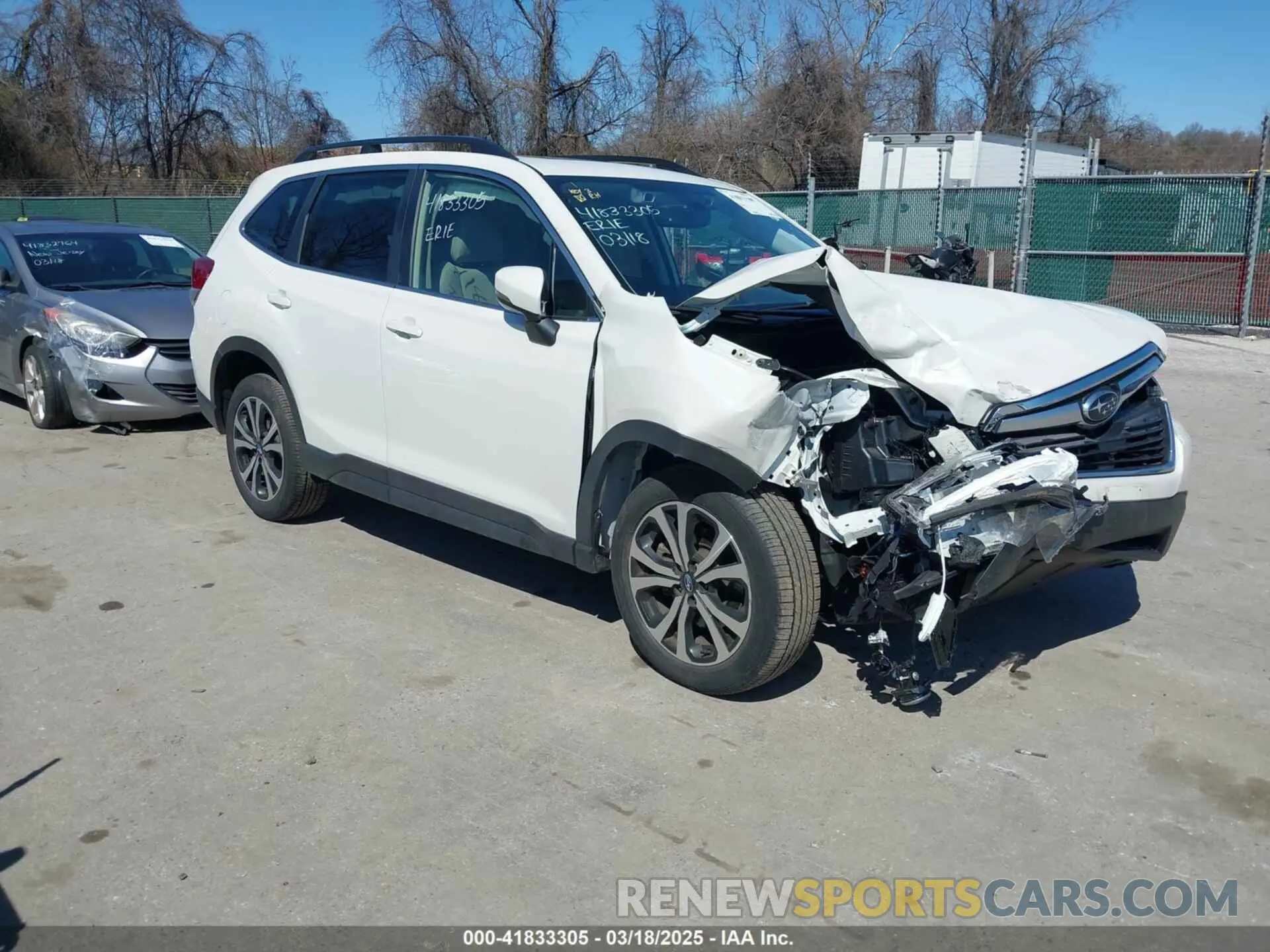 1 Photograph of a damaged car JF2SKAUCXLH582354 SUBARU FORESTER 2020