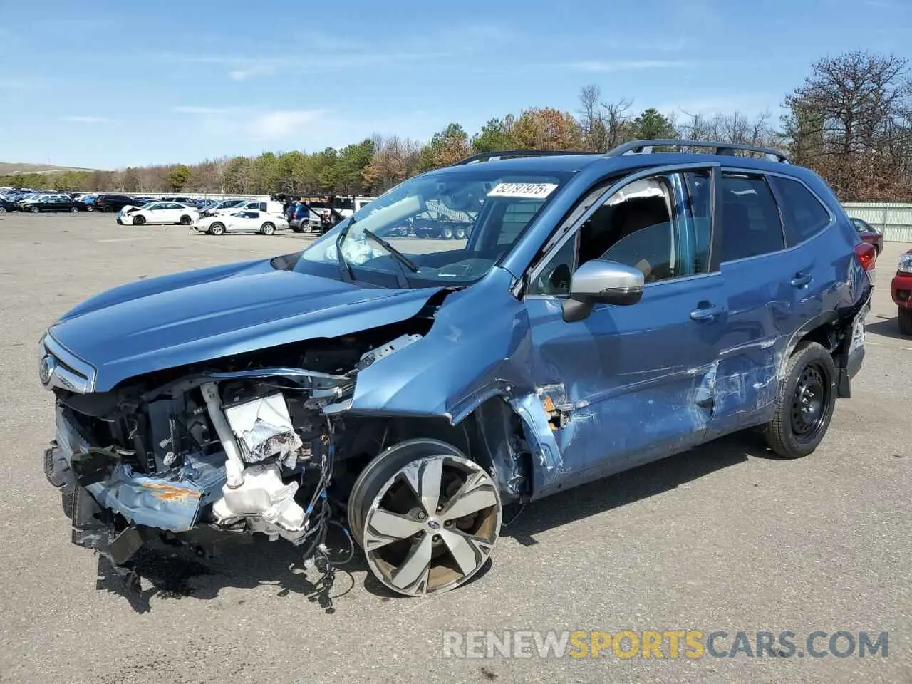 1 Photograph of a damaged car JF2SKAXC1LH496071 SUBARU FORESTER 2020