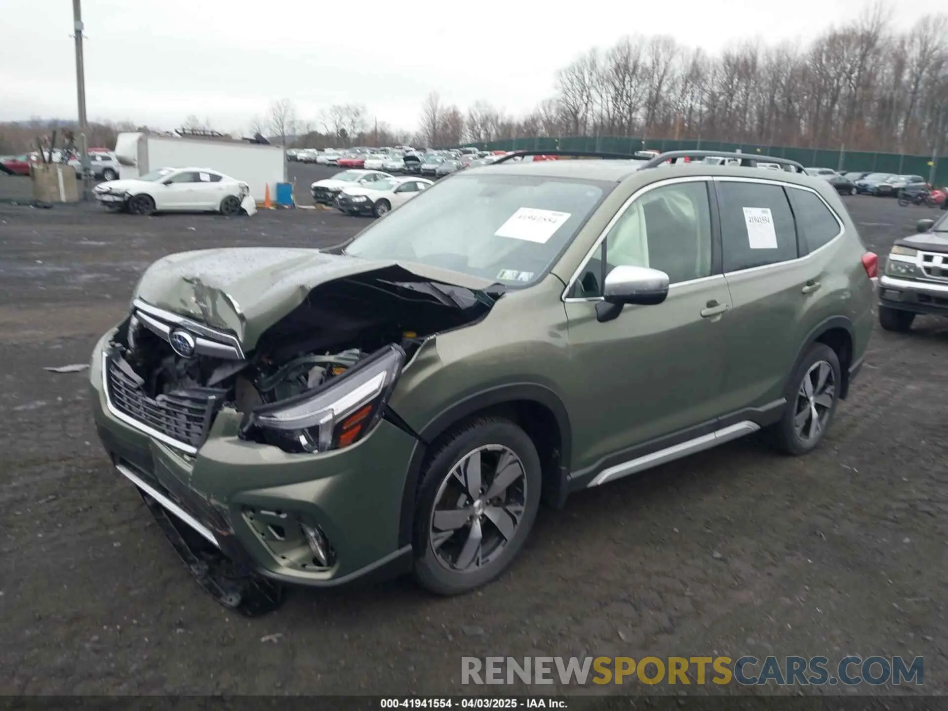 2 Photograph of a damaged car JF2SKAXC2LH503528 SUBARU FORESTER 2020