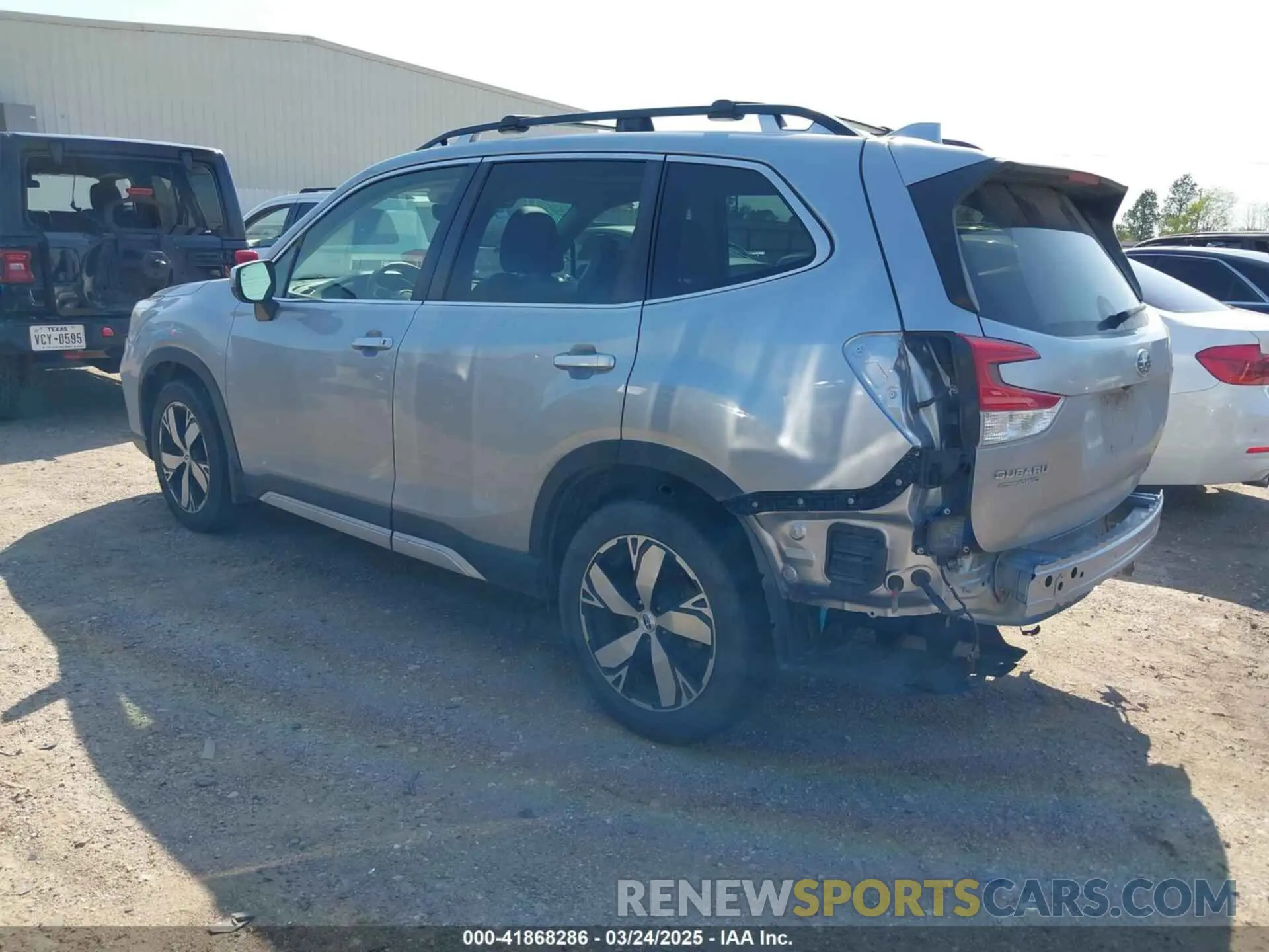 3 Photograph of a damaged car JF2SKAXC5LH443602 SUBARU FORESTER 2020