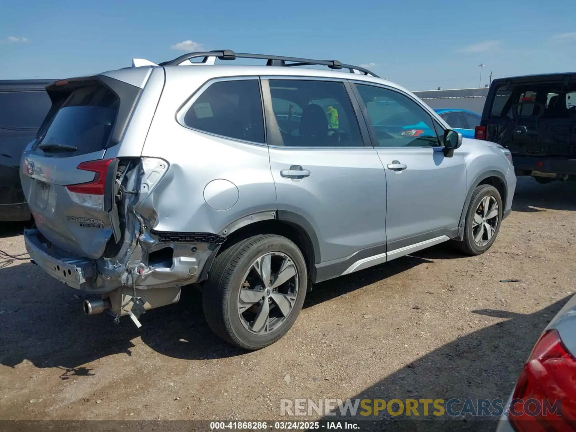 4 Photograph of a damaged car JF2SKAXC5LH443602 SUBARU FORESTER 2020