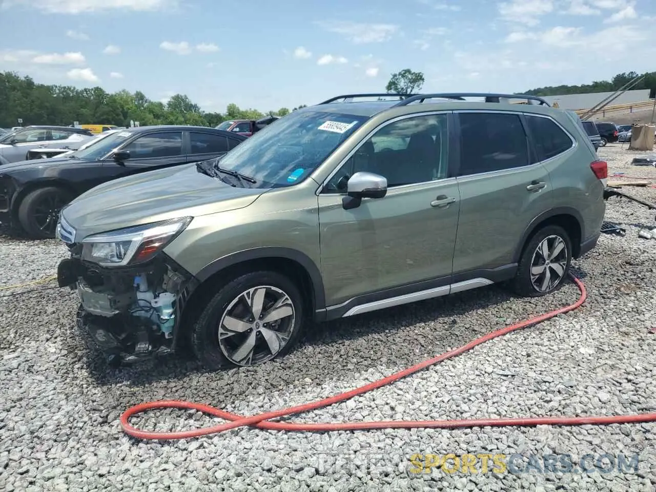 1 Photograph of a damaged car JF2SKAXC6LH484336 SUBARU FORESTER 2020