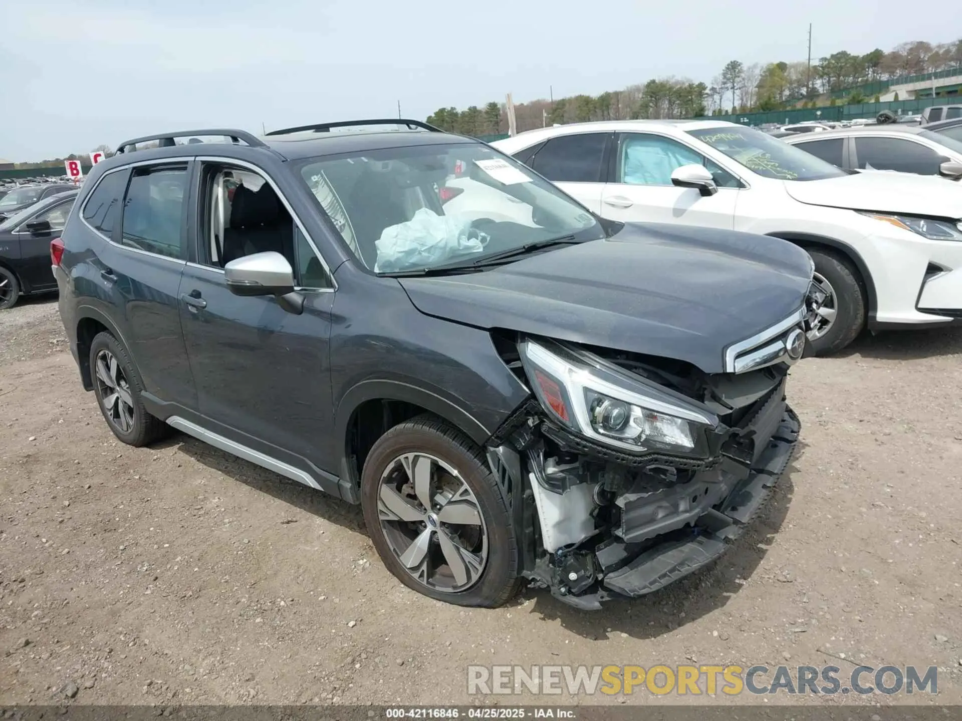 1 Photograph of a damaged car JF2SKAXC7LH516937 SUBARU FORESTER 2020