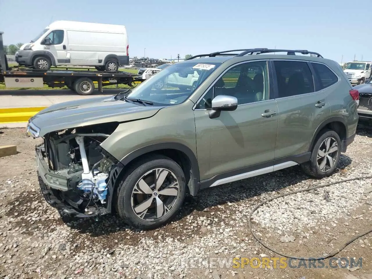 1 Photograph of a damaged car JF2SKAXC8LH581781 SUBARU FORESTER 2020
