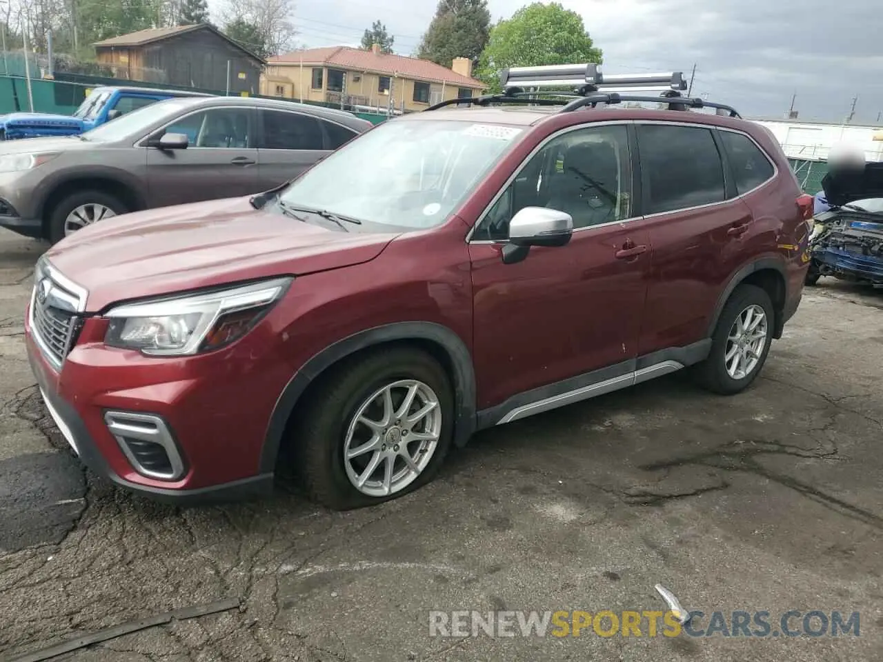1 Photograph of a damaged car JF2SKAXC9LH581904 SUBARU FORESTER 2020