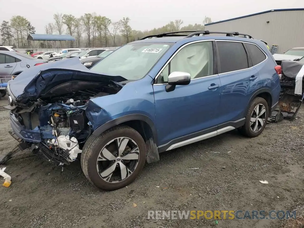 1 Photograph of a damaged car JF2SKAXCXLH580941 SUBARU FORESTER 2020