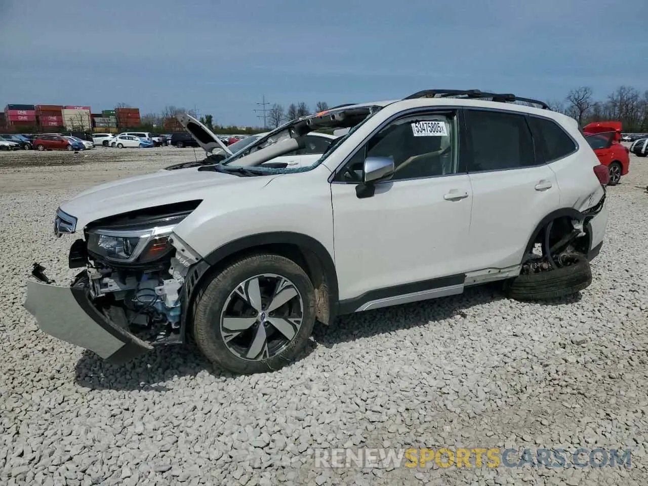 1 Photograph of a damaged car JF2SKAXCXLH581880 SUBARU FORESTER 2020