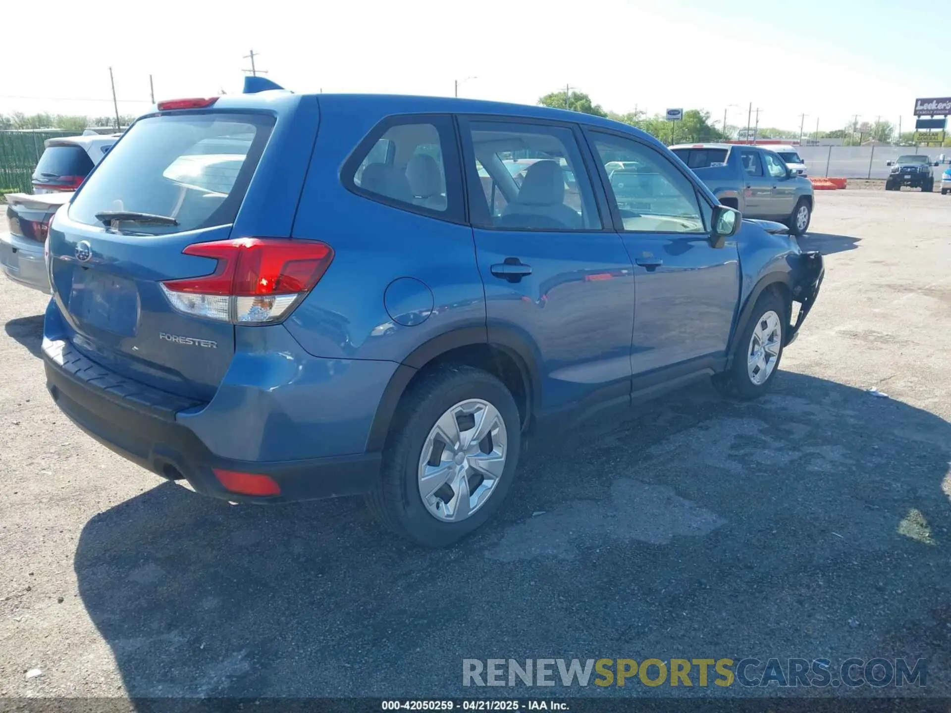 4 Photograph of a damaged car JF2SKAAC1MH400675 SUBARU FORESTER 2021