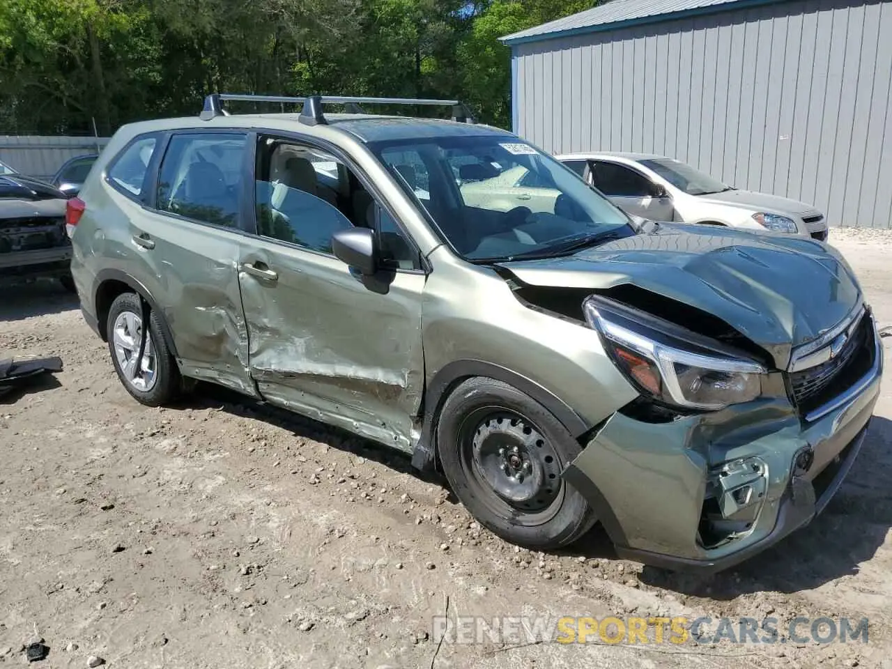 4 Photograph of a damaged car JF2SKAAC8MH412953 SUBARU FORESTER 2021