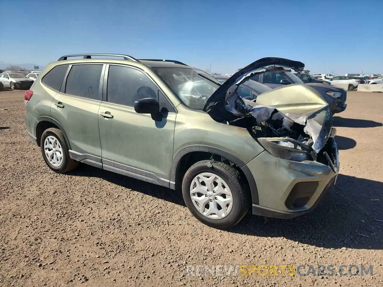 4 Photograph of a damaged car JF2SKADC0MH431329 SUBARU FORESTER 2021