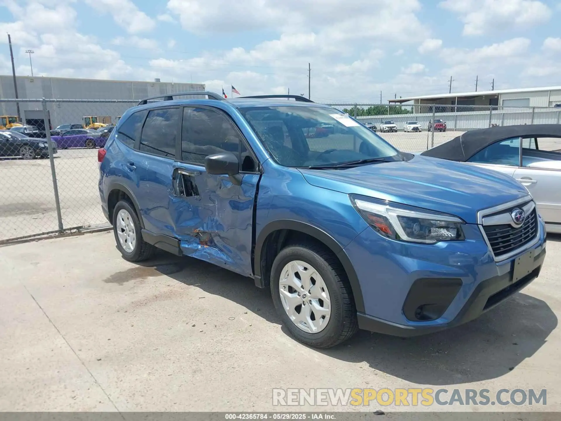 1 Photograph of a damaged car JF2SKADC0MH481552 SUBARU FORESTER 2021