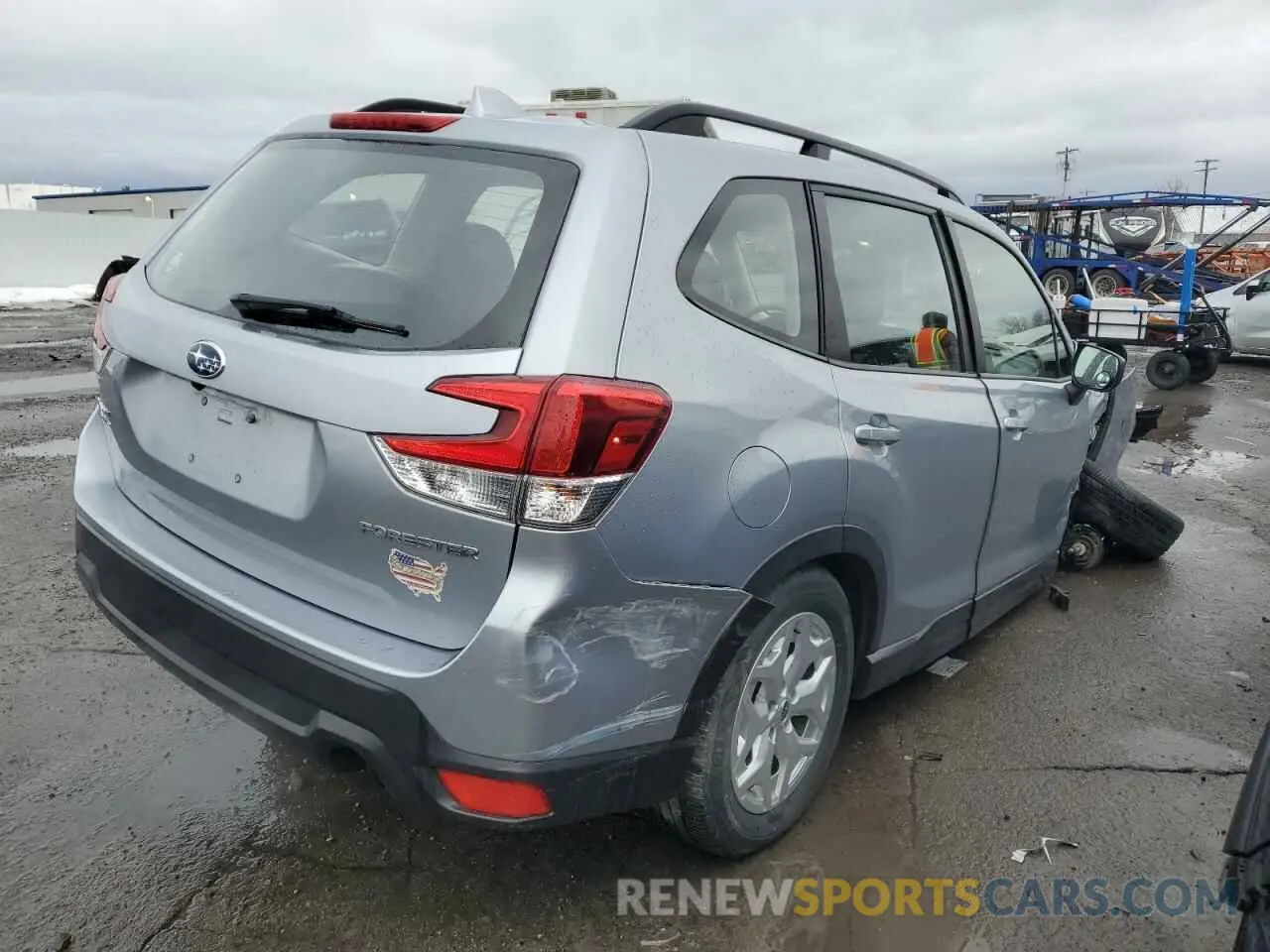 3 Photograph of a damaged car JF2SKADC2MH468561 SUBARU FORESTER 2021