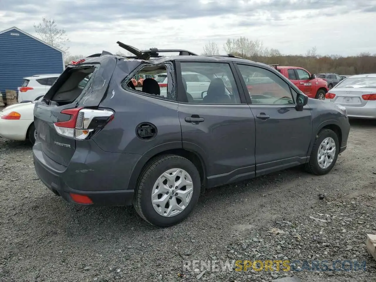 3 Photograph of a damaged car JF2SKADC2MH475025 SUBARU FORESTER 2021