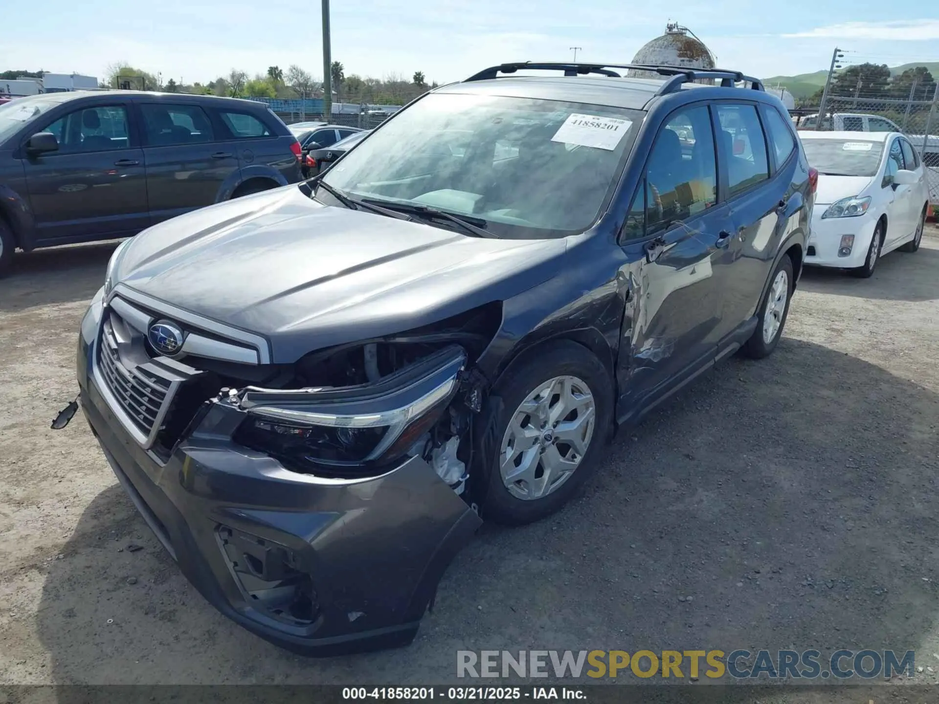 2 Photograph of a damaged car JF2SKADC3MH404559 SUBARU FORESTER 2021