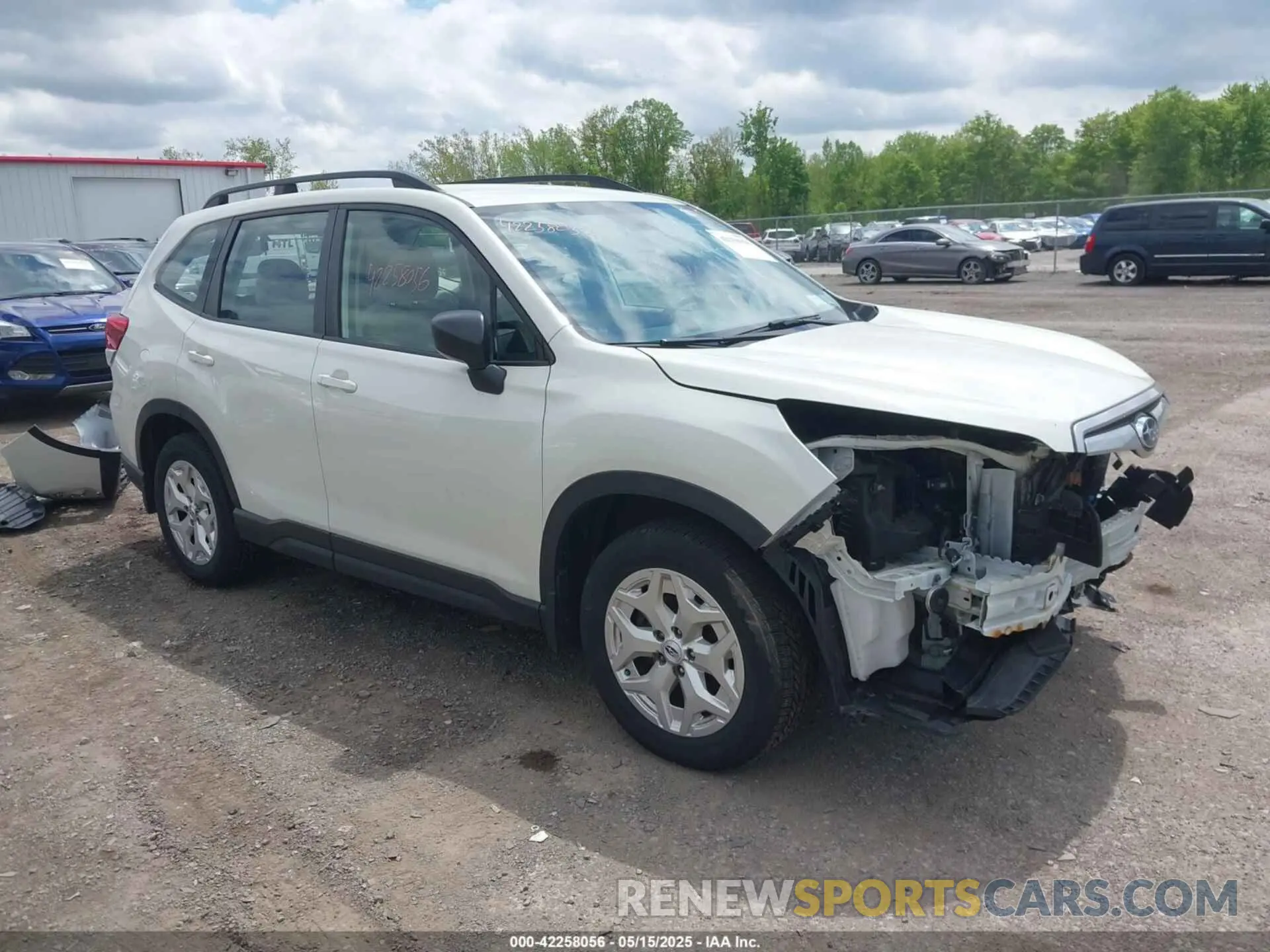 1 Photograph of a damaged car JF2SKADC3MH480153 SUBARU FORESTER 2021