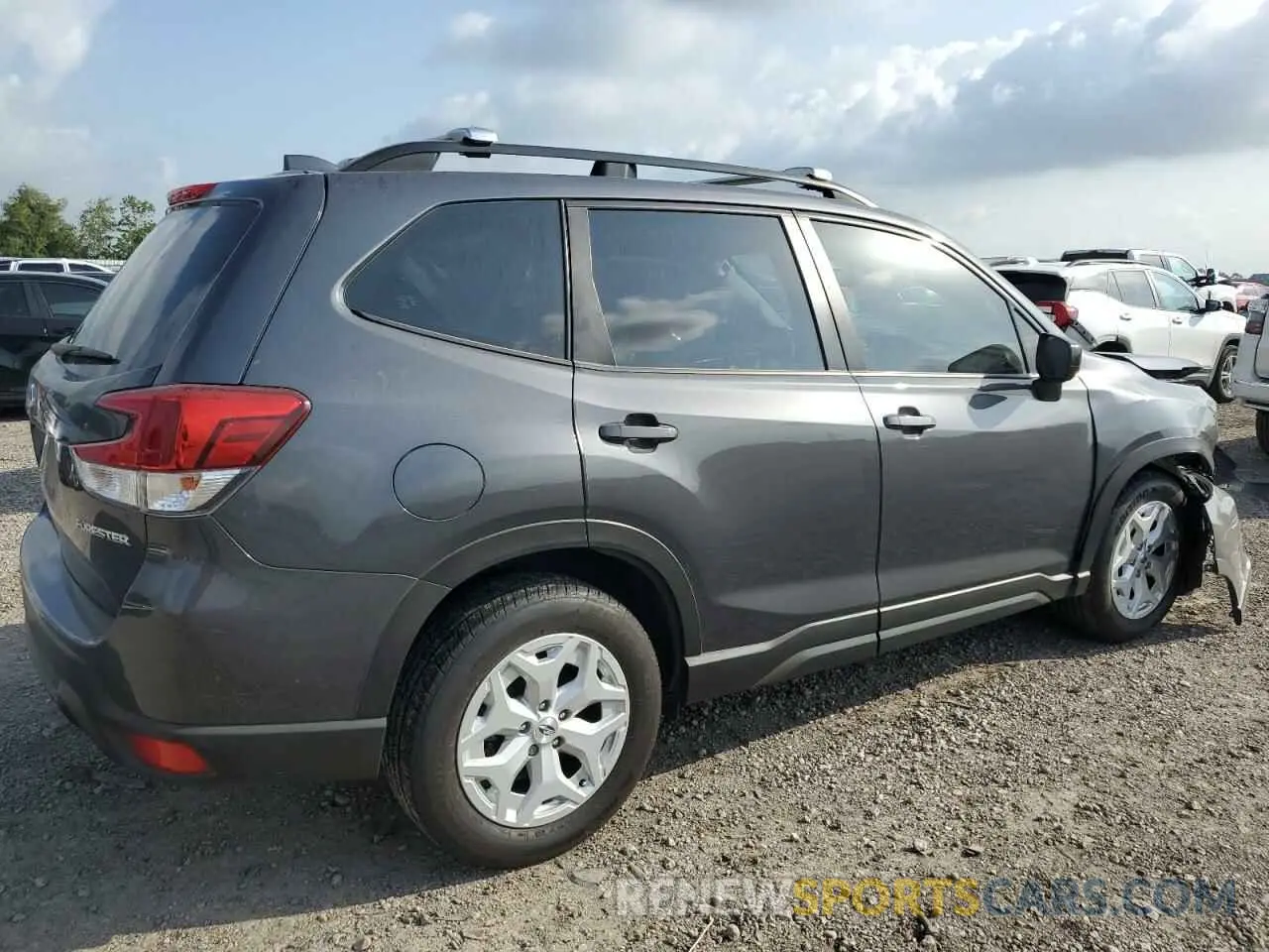 3 Photograph of a damaged car JF2SKADC4MH593982 SUBARU FORESTER 2021