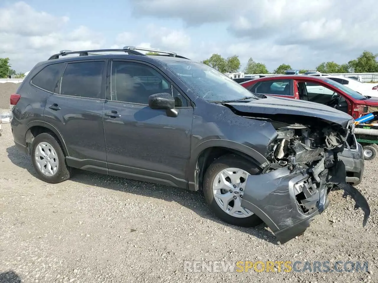 4 Photograph of a damaged car JF2SKADC4MH593982 SUBARU FORESTER 2021