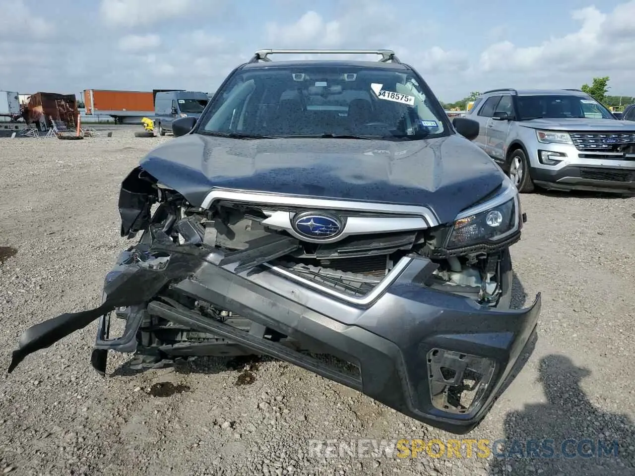 5 Photograph of a damaged car JF2SKADC4MH593982 SUBARU FORESTER 2021