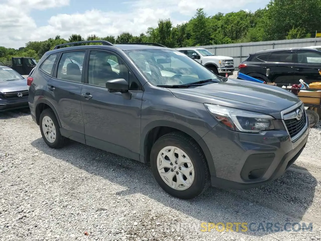 4 Photograph of a damaged car JF2SKADC7MH445888 SUBARU FORESTER 2021