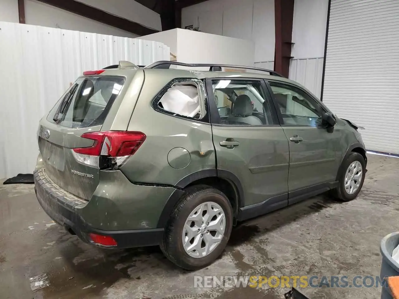 3 Photograph of a damaged car JF2SKADC7MH589148 SUBARU FORESTER 2021