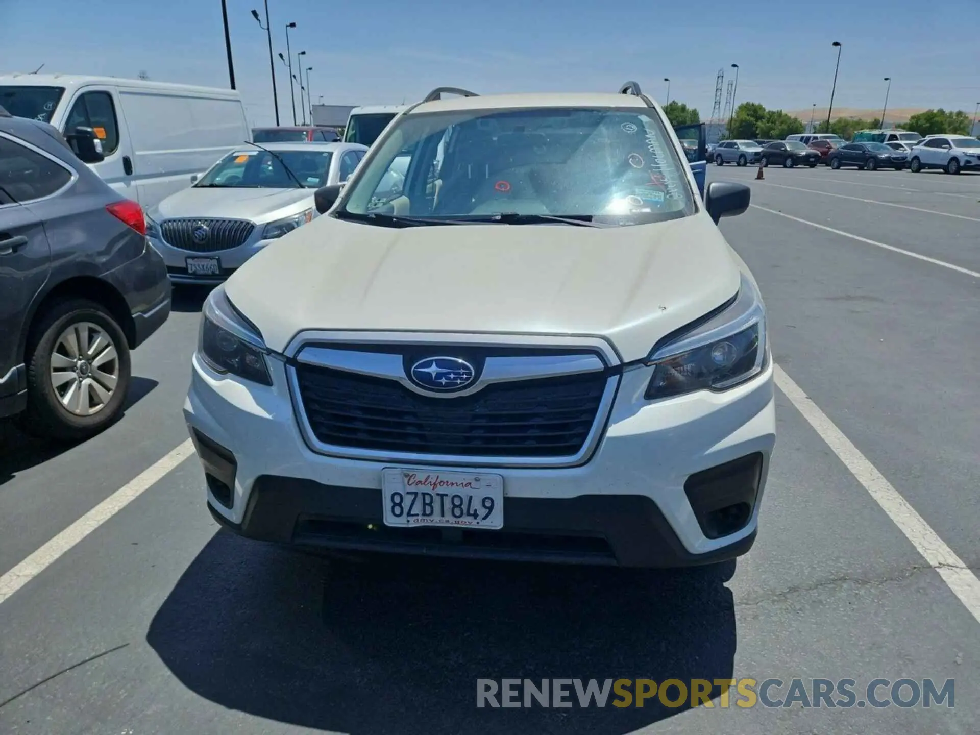 1 Photograph of a damaged car JF2SKADC8MH578627 SUBARU FORESTER 2021