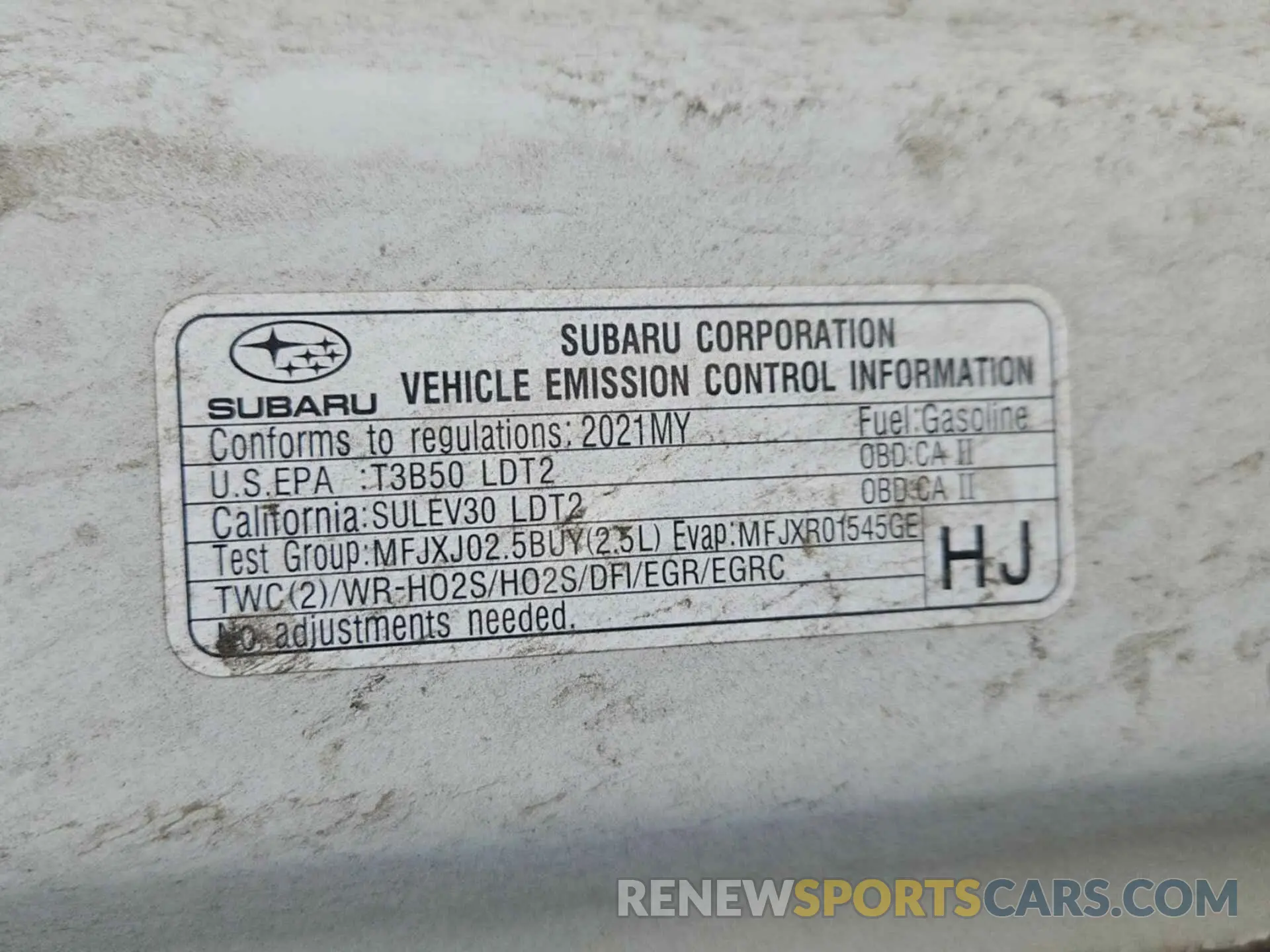 28 Photograph of a damaged car JF2SKADC8MH578627 SUBARU FORESTER 2021