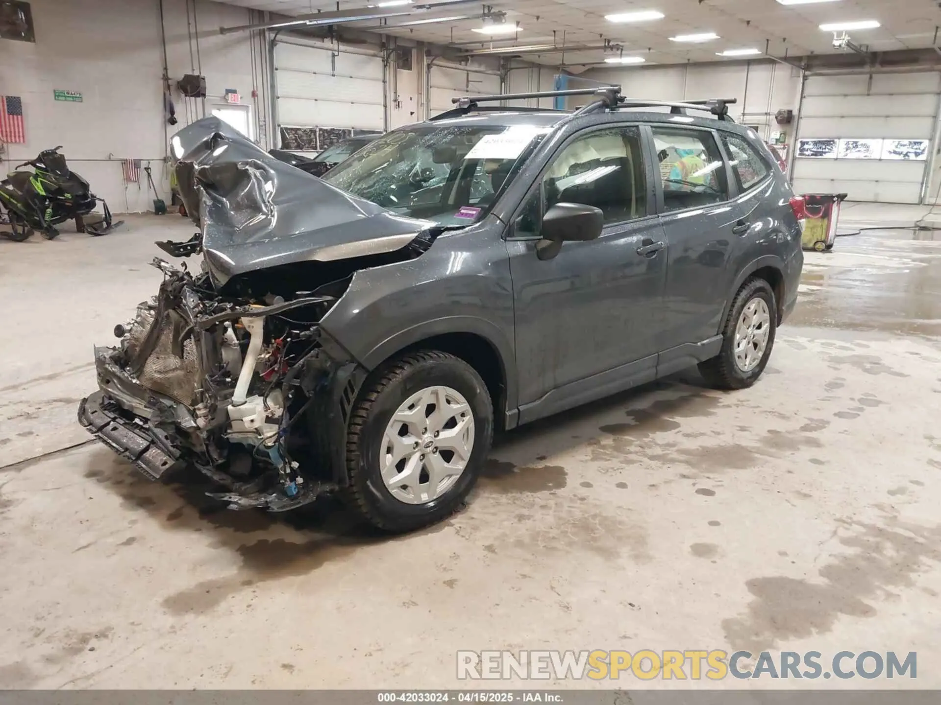 2 Photograph of a damaged car JF2SKADC9MH582122 SUBARU FORESTER 2021