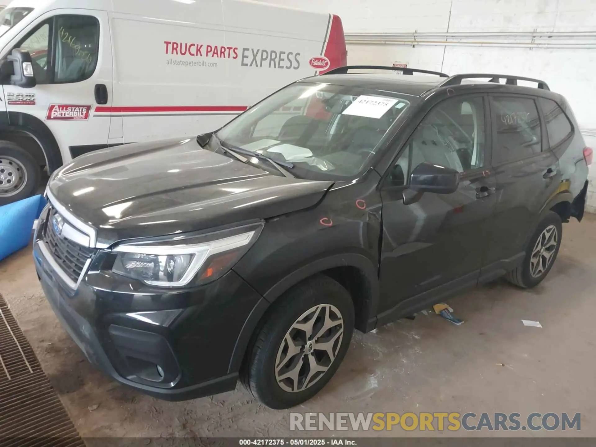 2 Photograph of a damaged car JF2SKAFC0MH586444 SUBARU FORESTER 2021