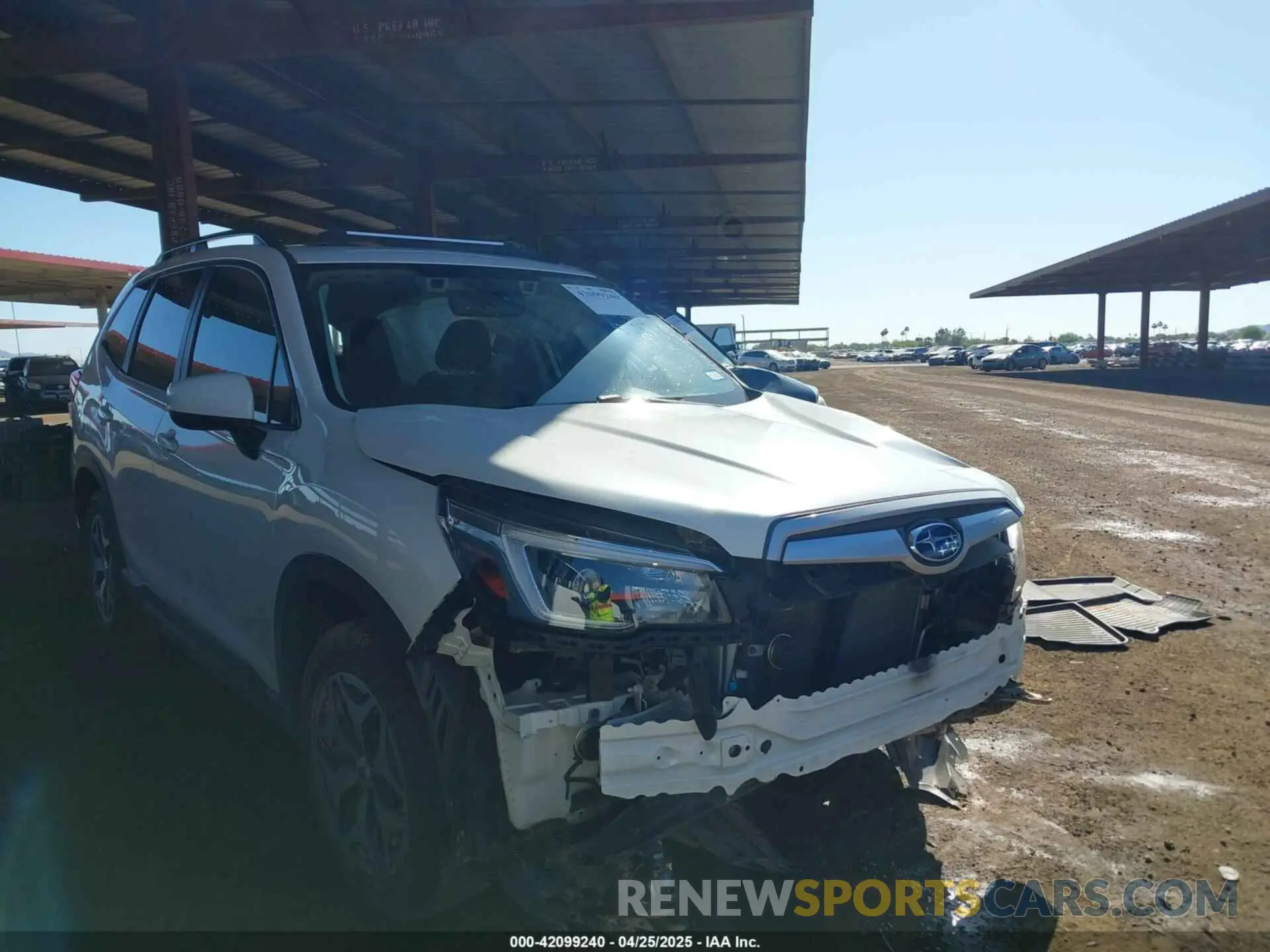1 Photograph of a damaged car JF2SKAFC2MH416828 SUBARU FORESTER 2021
