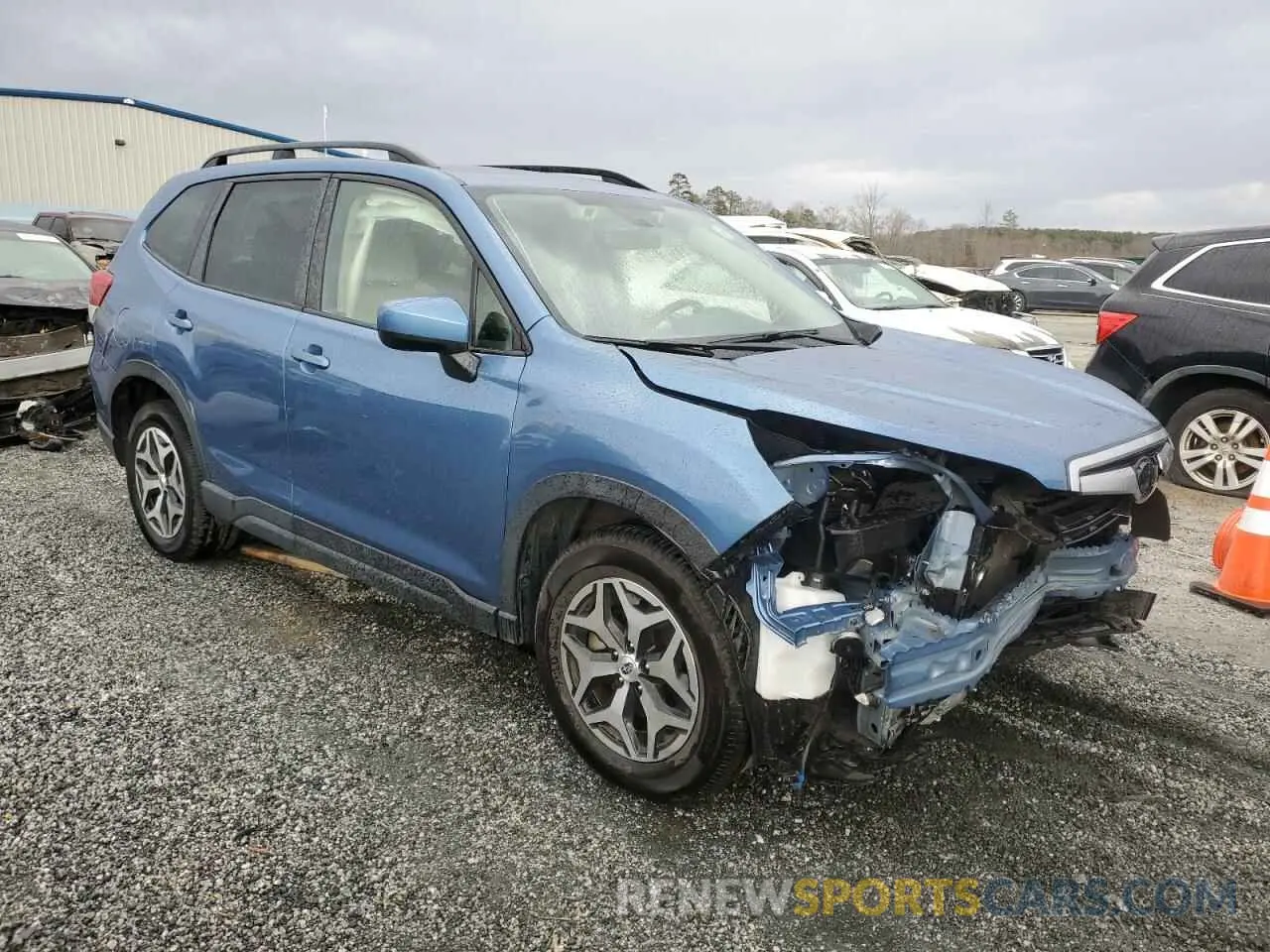 4 Photograph of a damaged car JF2SKAFC3MH402632 SUBARU FORESTER 2021