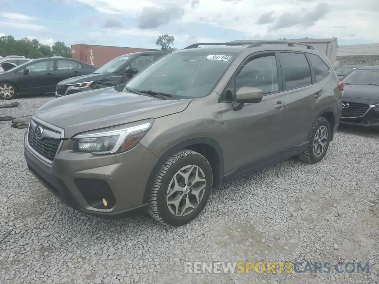 1 Photograph of a damaged car JF2SKAFC5MH433817 SUBARU FORESTER 2021