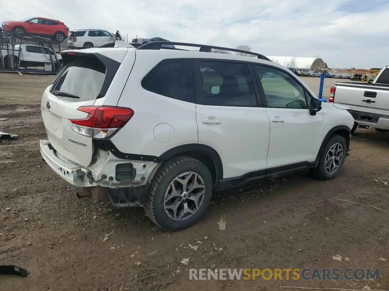 3 Photograph of a damaged car JF2SKAFC5MH436572 SUBARU FORESTER 2021