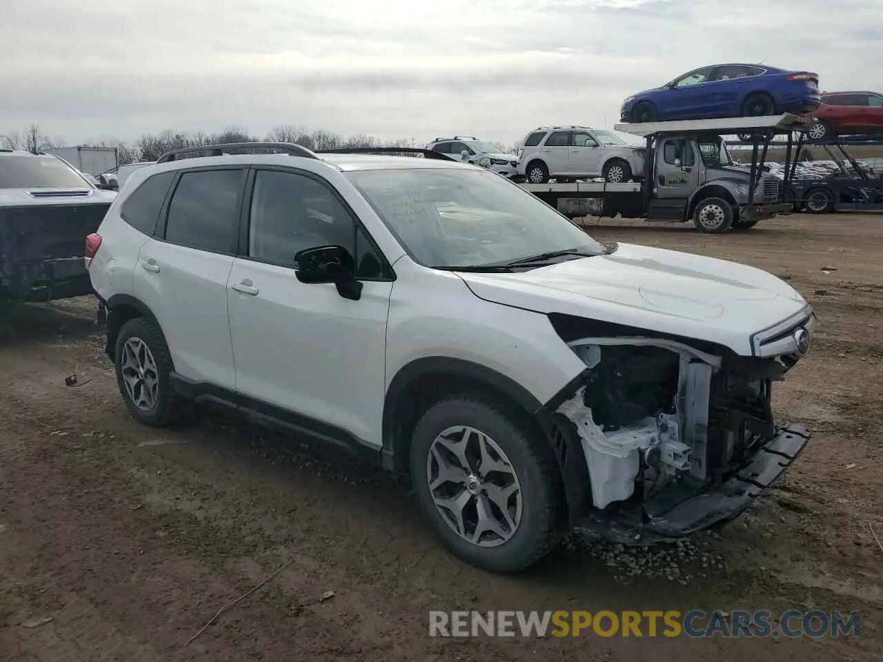 4 Photograph of a damaged car JF2SKAFC5MH436572 SUBARU FORESTER 2021