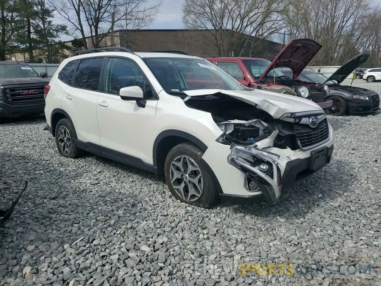 4 Photograph of a damaged car JF2SKAFC5MH443604 SUBARU FORESTER 2021
