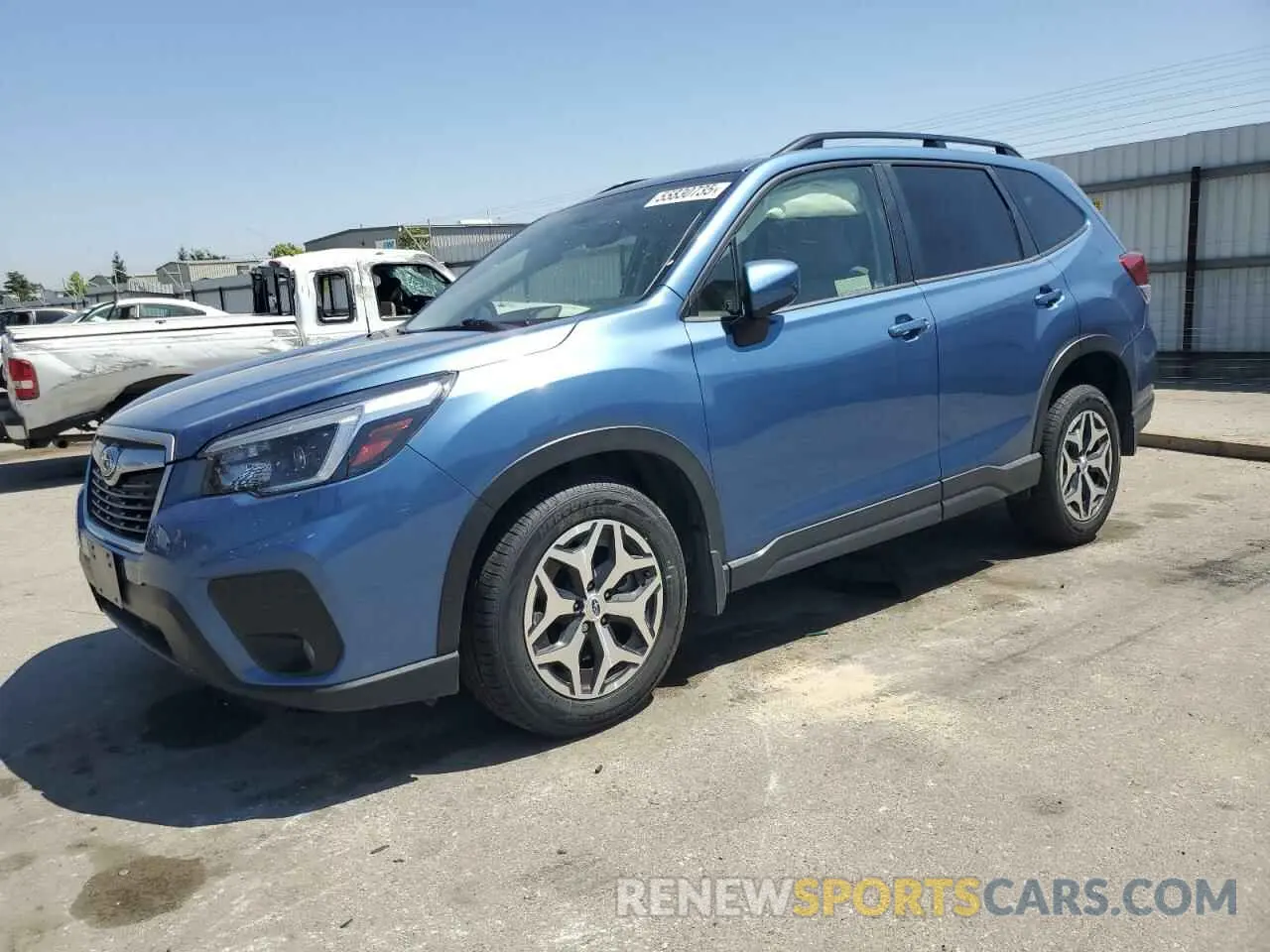 1 Photograph of a damaged car JF2SKAFC6MH405301 SUBARU FORESTER 2021